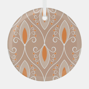 Ornement En Verre Fils, géométrique, vintage sans couture motif