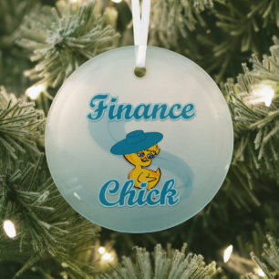 Ornement En Verre Finances Chick #3