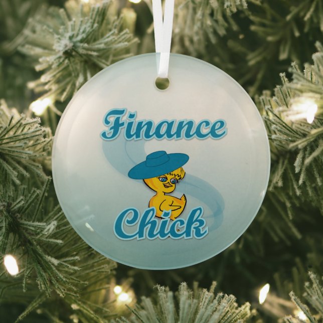Ornement En Verre Finances Chick #3 (Insitu)