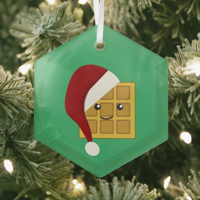 Ornement En Verre gaufre de Noël (Insitu)