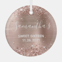Glitterie Rose Gold Foil Sweet 16