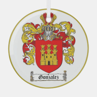 Ornement En Verre Gonzalez [espagnol] Famille Crest *