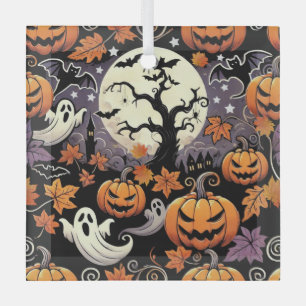 Ornement En Verre Halloween/Automne/Automne