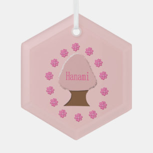 Ornement En Verre Hanami Cerisier japonais