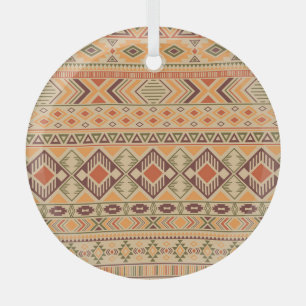 Ornement En Verre Indien péruvien : Tribal Geometry Seamless