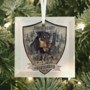 Ornement En Verre Jagdterrier