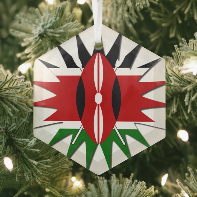 Ornement En Verre Kenya Star (Insitu)