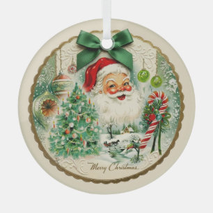 Ornement En Verre Kitschmas Nostalgique