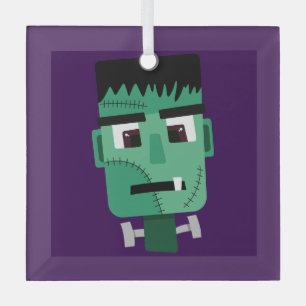 Ornement En Verre La tête du monstre Frankenstein