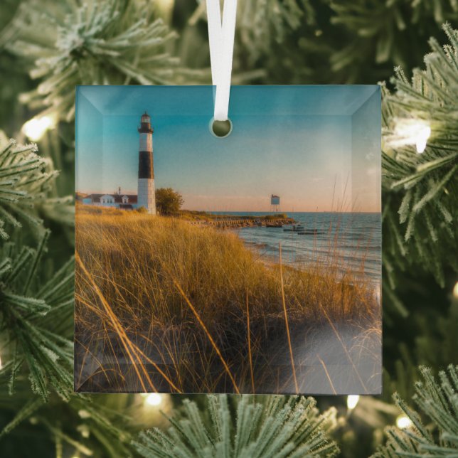Ornement En Verre Lighthouses | Big Sable Lighthouse Ludington (Insitu)