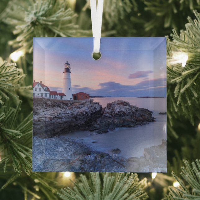 Ornement En Verre Lighthouses | Cape Elizabeth, Maine (Insitu)