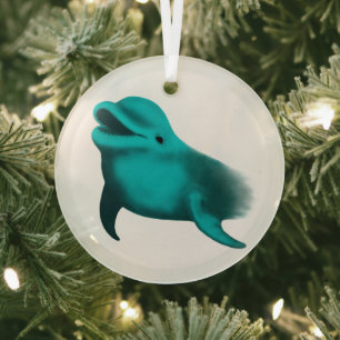 Ornement En Verre Lucky Dolphin