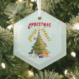 Ornement En Verre Lumière de Noël