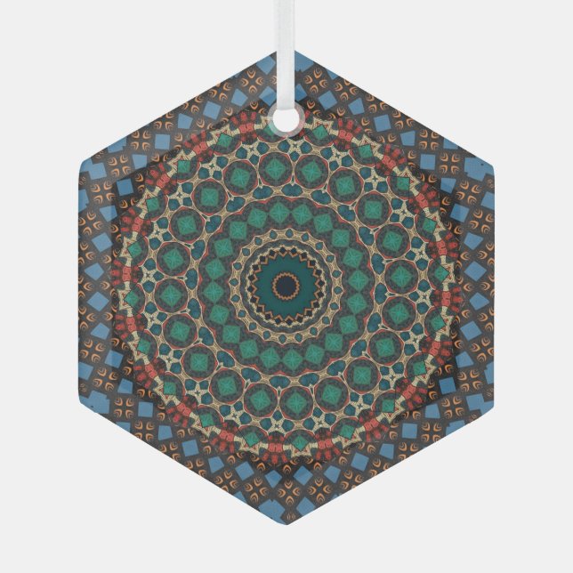 Ornement En Verre Mandala (Recto)