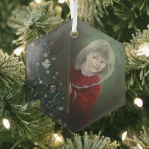 Ornement En Verre Matin Noël