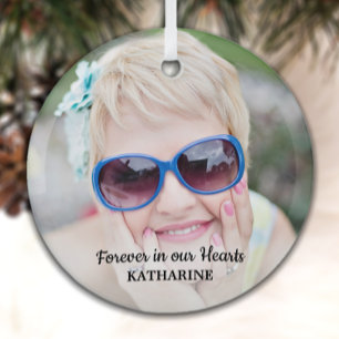 Ornement En Verre Mémorial Moderne Simple Souvenir Photo Verre Orn