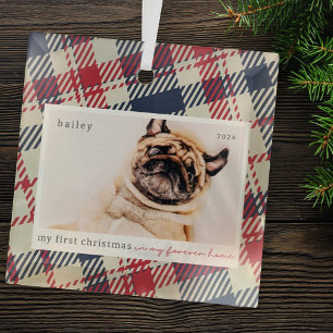 Ornement En Verre Mon premier Noël pour toujours Accueil Plaid Photo