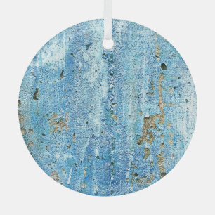 Ornement En Verre Mur de béton texturé, taches de rouille.