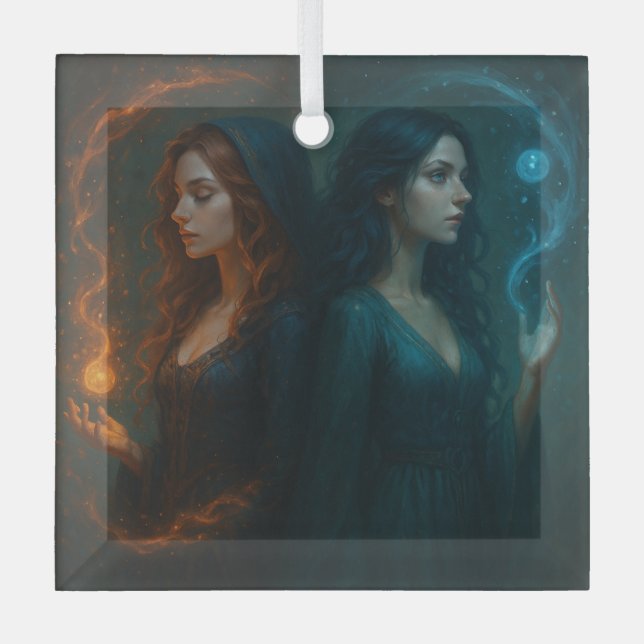 Ornement En Verre Mystic Duality (Recto)