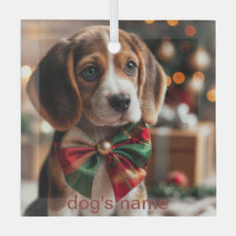 Ornement En Verre Noël beagle