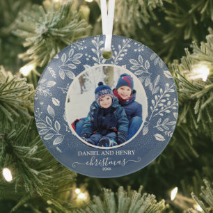 Ornement En Verre Noël de l'adorable photo Keepsaké