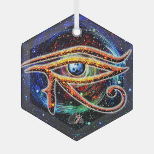 Ornement En Verre OEil de Horus