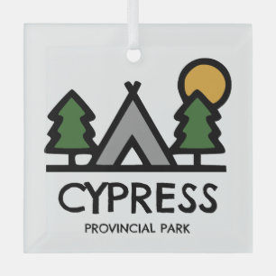 Ornement En Verre Parc provincial Cypress