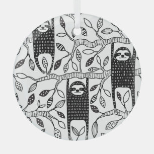Ornement En Verre Parcelles réfrigérées : Motif animal mignon.