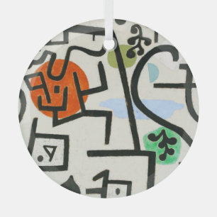 Ornement En Verre Paul Klee Rich Harbour Expressionnisme Abstrait