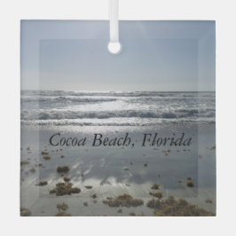 Ornement En Verre Plage de Cocoa Floride