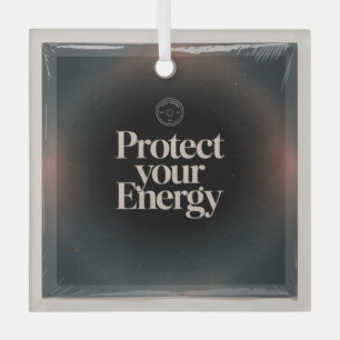 Ornement En Verre Protégez Votre Énergie