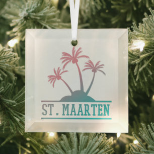 Ornement En Verre Saint-Martin   Saint Martin Gradient