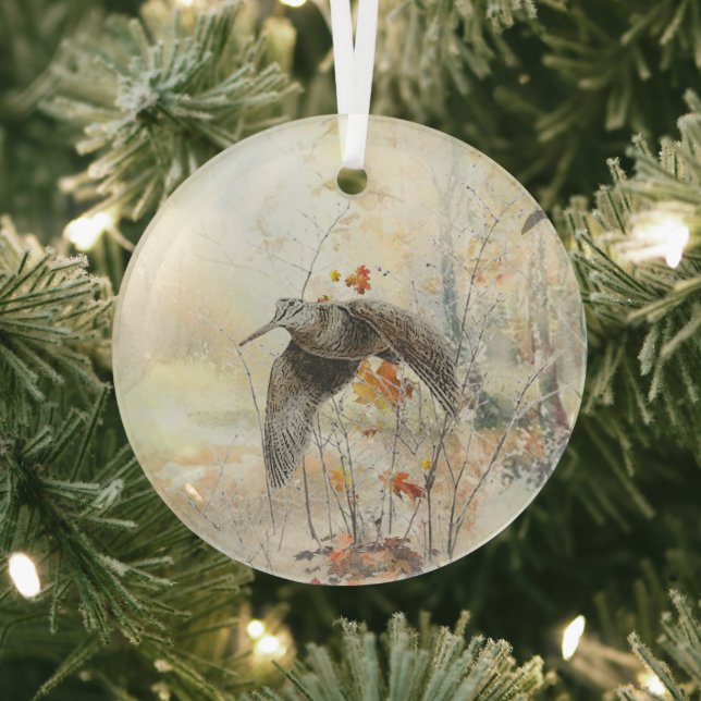 Ornement En Verre Saison de chasse à la bécasse (Insitu)
