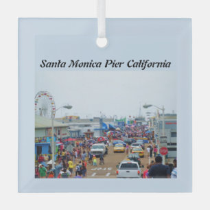 ORNEMENT EN VERRE SANTA MONICA PIER   