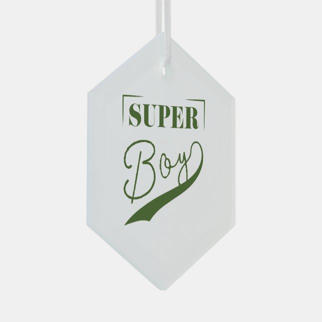 Ornement En Verre Super Boy (Avant droite)