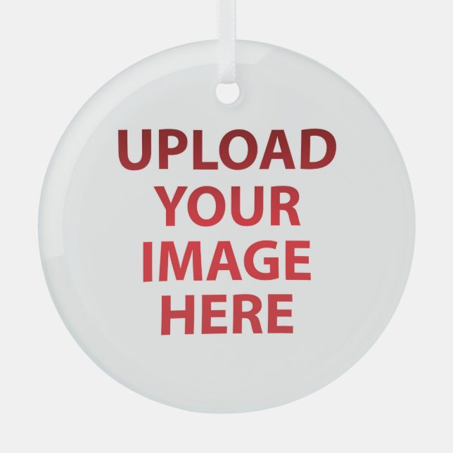 Ornement En Verre Télécharger vos amours Image Photo Logo (Recto)