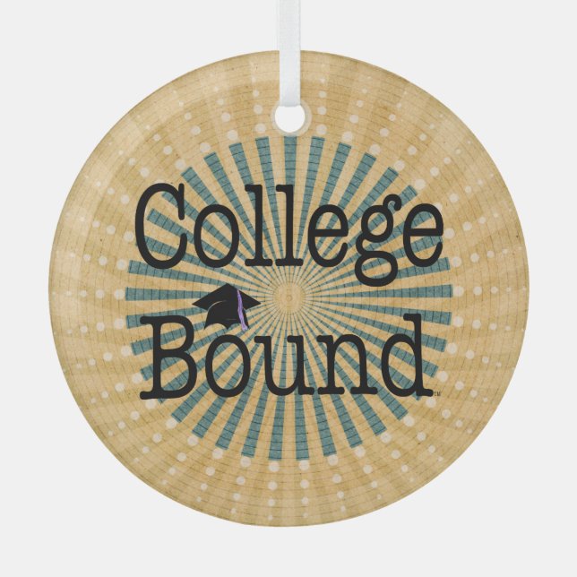 Ornement En Verre TOP College Bound Glass Orament (Recto)