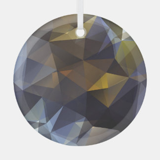 Ornement En Verre Triangle brillant vintage, texture diamant.