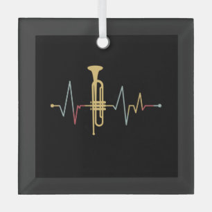 Ornement En Verre Trumpet Hearbeat