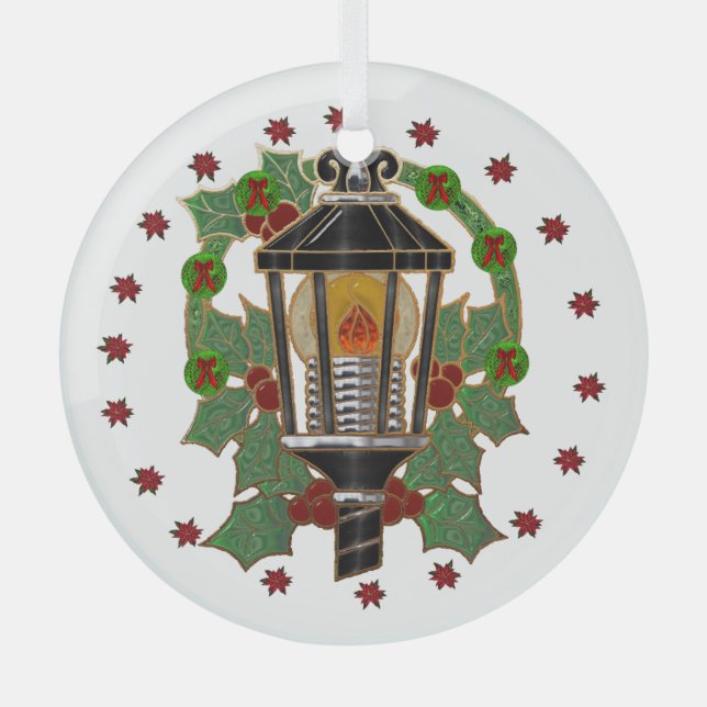 Ornement En Verre Verre à taches de Noël (Recto)