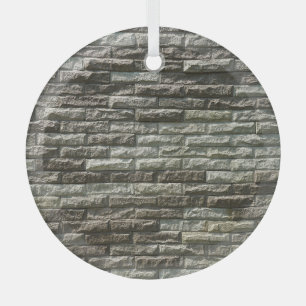 Ornement En Verre Vieux mur de briques : Texture dénudée