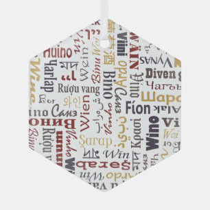 Ornement En Verre Vin