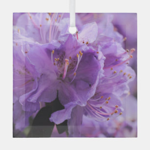 ORNEMENT EN VERRE VIOLET