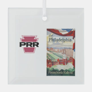 Ornement En Verre Visitez Philadelphie via PRR