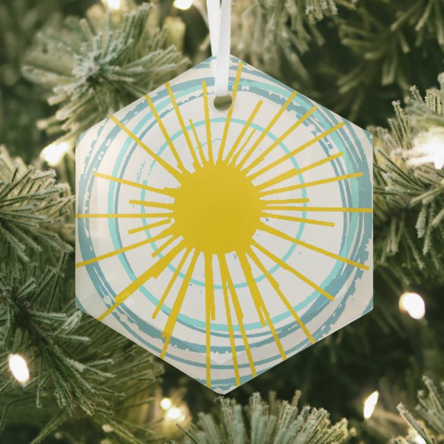 Ornement En Verre Wild and Free You Are My Sunshine (Insitu)