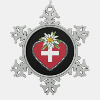 Ornement encadré de flocon de neige