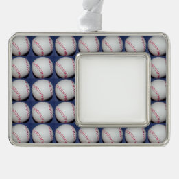Ornement Encadrement Doré Photo de baseball