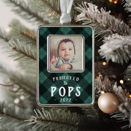 Ornement Encadrement Doré Promoté en Pops | Papy photo bébé