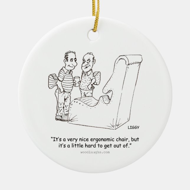 Ornement ergonomique de chaise (rond, ovale, (Devant)