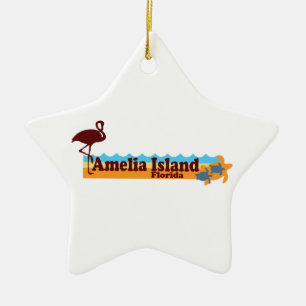 Ornement Étoile En Céramique Amelia Island - conception de plage